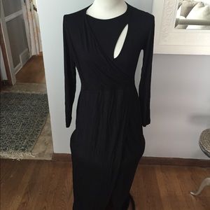 Maternity maxi dress